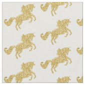GoldGlitzerunicorn-Gewebe Stoff (Nahaufnahme)