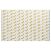 GoldGlitzerunicorn-Gewebe Stoff (Fat Quarter (45,7 x 55,9 cm))