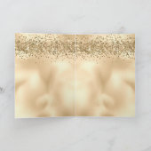 Goldglitzy Glitzer Sparkle Confetti Karte (Innenseite)
