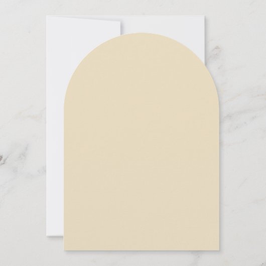 Goldglocken Bogen Aquarellbogen Weihnachten Hochze Einladung (Rückseite)