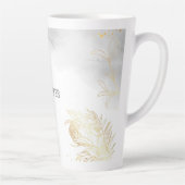 Goldglühender auf marmoriertem Boden Milchtasse (Rechts)