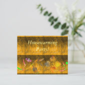 Goldgold Postkarte (Stehend Vorderseite)