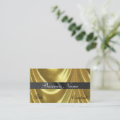 Goldgoldene Visitenkarten Visitenkarte (Stehend Vorderseite)