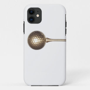 GoldGolfball und -t-Stück iPhone 11 Hülle