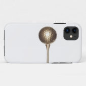 GoldGolfball und -t-Stück Case-Mate iPhone Hülle (Rückseite (Horizontal))