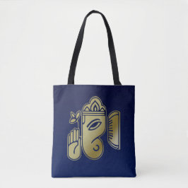 Goldgöttin Ganesha - Volldrucktasche Tasche