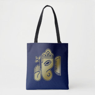 Goldgöttin Ganesha - Volldrucktasche Tasche