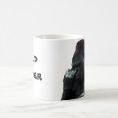 Goldgrabender Gorilla Kaffeetasse (Mittel)