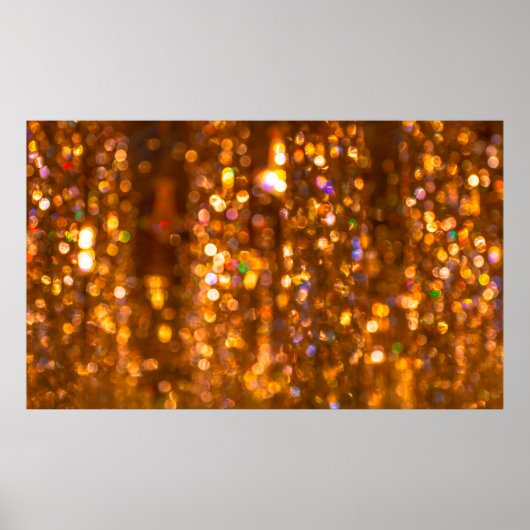 Goldgräber, abstrakter Weihnachtsgeschmack Poster (Vorne)