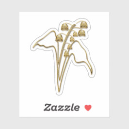 Goldgräber der Blume des Tales Aufkleber