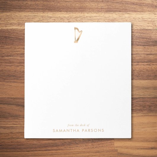 Goldgräber Einfache Elegante Musiklehrer Notizblock