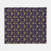 Goldgräber Fleecedecke (Vorderseite (Horizontal))