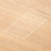 Goldgräber im Leaf Grün Elegante Hochzeit Acryleinladungen (Ablage )