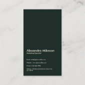 Goldgräber im Tessin Beruflich Visitenkarte (Rückseite)