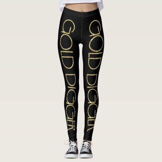 Goldgräber-Leggings Leggings (Vorderseite)