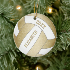 Goldgräbervolleyball Keramik Ornament