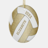 Goldgräbervolleyball Keramik Ornament (Rechts)