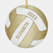 Goldgräbervolleyball Keramik Ornament (Vorne)