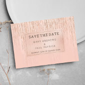 Goldgradienten der Korallen Save the Date Glitzer 