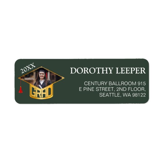 Goldgraduate-Typografie (Vorne)