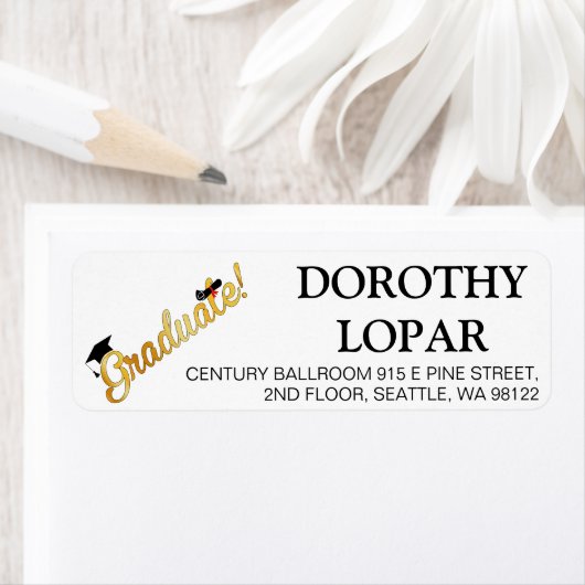 Goldgraduate-Typografie (Insitu)