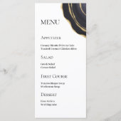 Goldgrau Menükarte (Vorderseite)
