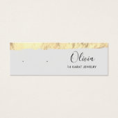 Goldgraue Stuhlwurfkarte (Vorderseite)