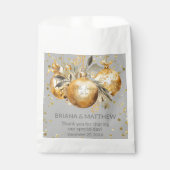 Goldgraue Weihnachtstasche für die Gastgeschenk Ho Geschenktütchen (Vorderseite)