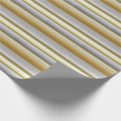 Goldgraues beige horizontales geschenkpapier (Ecke)