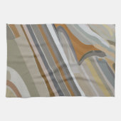 Goldgraues Marmorsteinfarbenmuster Geschirrtuch (Horizontal)