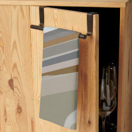 Goldgraues Marmorsteinfarbenmuster Geschirrtuch