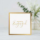 Goldgrenzbeteiligter Einladung (Stehend Vorderseite)