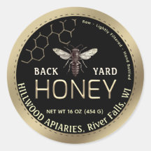 Goldgrenzenbeere mit Honeycomb Honey Jar