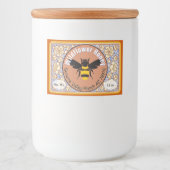 Goldgrenzenfisch-Honig-Marke Lebensmitteletikett (Vorderseite)