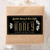 Goldgrenzenhonigetikett (Insitu)