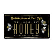 Goldgrenzenhonigetikett (Vorne)