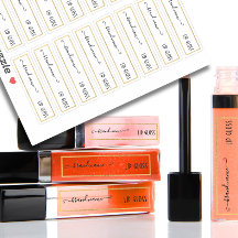 Goldgrenzenloses, klares Etikett