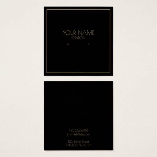 Goldgrenzenwurfhalter (Vorne & Hinten)