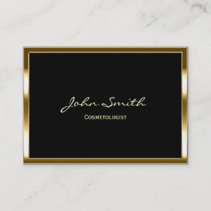 Goldgrenzkosmetologe Business Card Visitenkarte