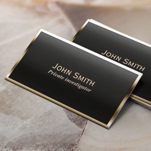 Goldgrenzuntersuchungskarte Visitenkarte