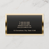 Goldgrenzuntersuchungskarte Visitenkarte (Rückseite)