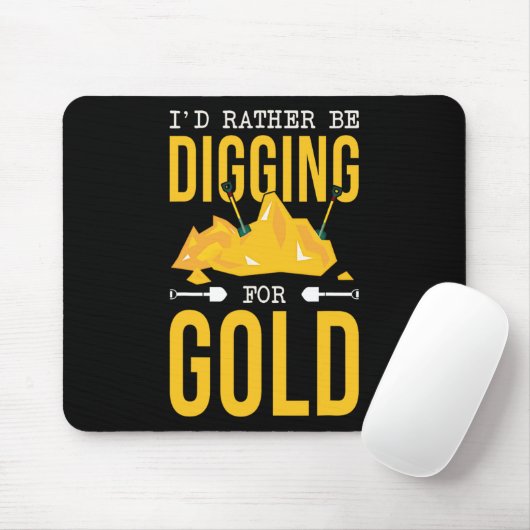 Goldgrubengraben - Schatzsuche Mousepad (Mit Mouse)