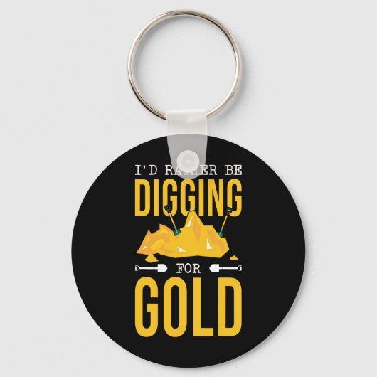Goldgrubengraben - Schatzsuche Schlüsselanhänger (Vorderseite)