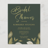 Goldgrün-Brautdusche (Vorderseite)