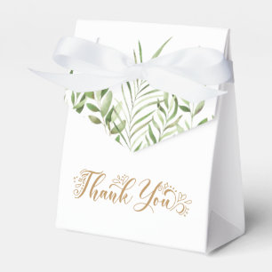 Goldgrün Eukalyptus Wedding Geschenkschachtel