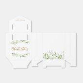Goldgrün Eukalyptus Wedding Geschenkschachtel (Ungefaltet)