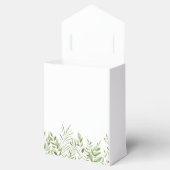 Goldgrün Eukalyptus Wedding Geschenkschachtel (Geöffnet)