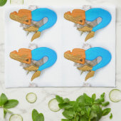 Goldhaar Geschirrtuch (Gefaltet)