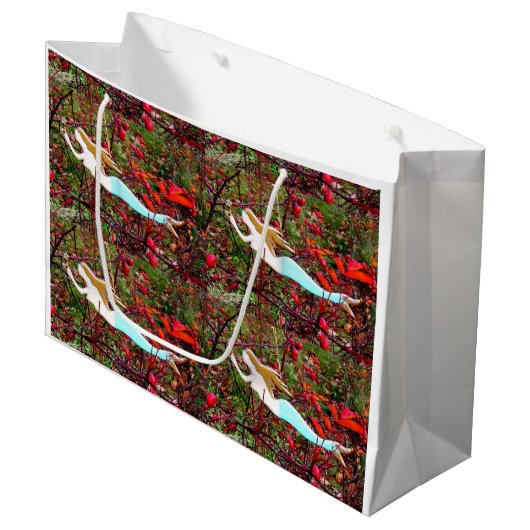 Goldhaar Große Geschenktüte (Vorderseite Schrägansicht)