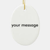 Goldhaar Keramik Ornament (Hinten)